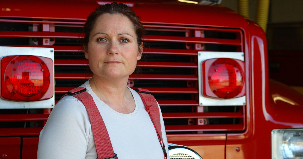 Female Firefighter - WEP and Social Security for First Responders